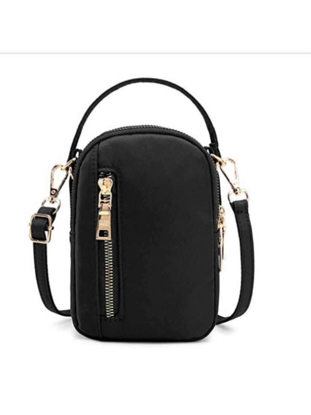 black Crossbody Cell Phone Purses Wallet - Picture 5 of 8